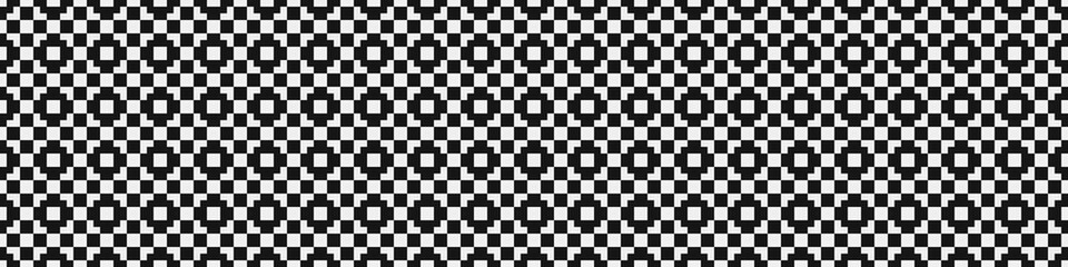 Fototapeta premium Abstract Cross Pattern Dots Logo generative computational art illustration