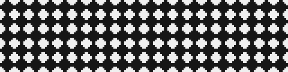 Abstract Cross Pattern Dots Logo generative computational art illustration