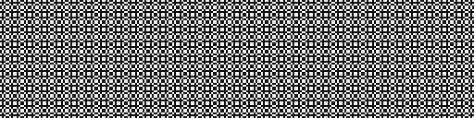 Fototapeta premium Abstract Cross Pattern Dots Logo generative computational art illustration