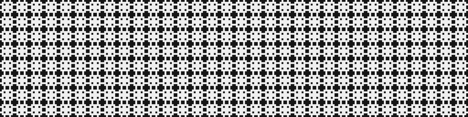 Abstract Cross Pattern Dot generative computational art illustration