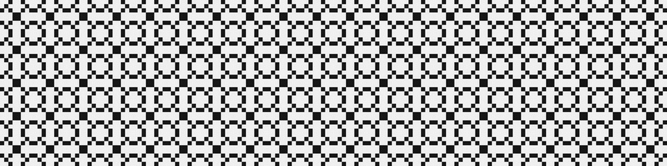 Fototapeta premium Abstract Cross Pattern Dot generative computational art illustration