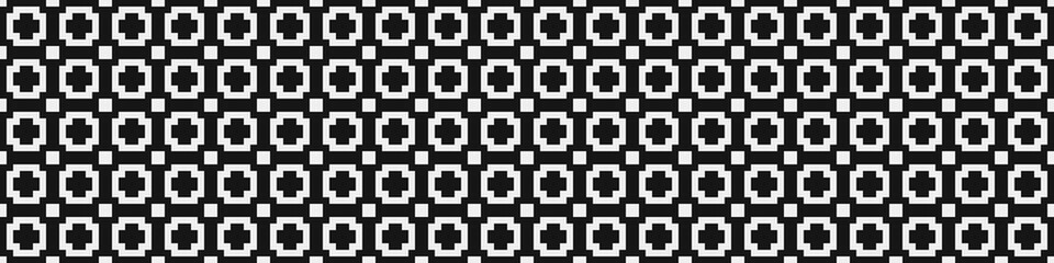 Abstract Cross Pattern Dot generative computational art illustration