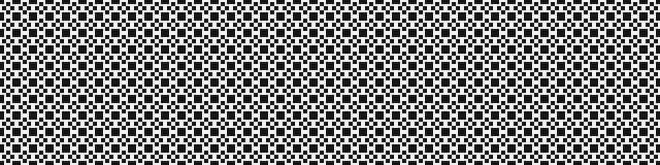 Fototapeta premium Abstract Cross Pattern Dot generative computational art illustration