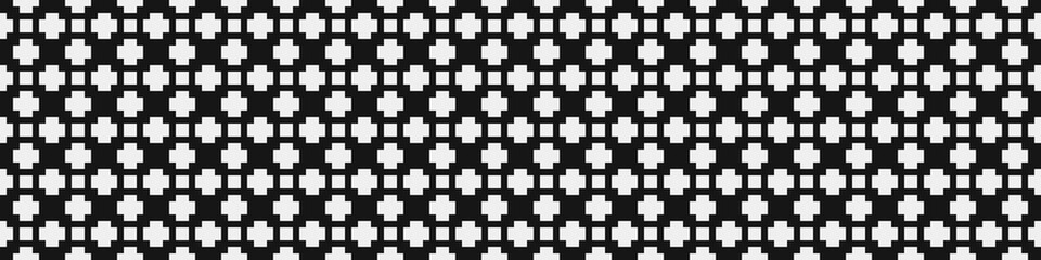 Abstract Cross Pattern Dot generative computational art illustration