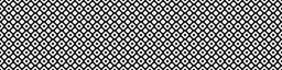 Abstract Cross Pattern Dot generative computational art illustration