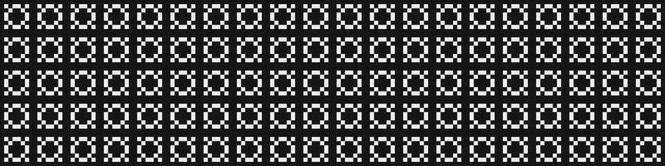 Abstract Cross Pattern Dot generative computational art illustration