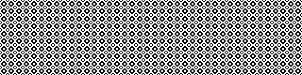 Abstract Cross Pattern Dot generative computational art illustration