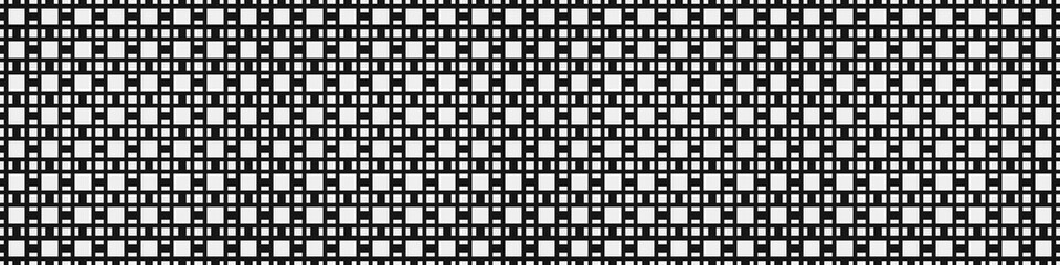 Fototapeta premium Abstract Cross Pattern Dot generative computational art illustration