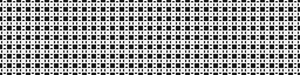 Fototapeta premium Abstract Cross Pattern Dot generative computational art illustration