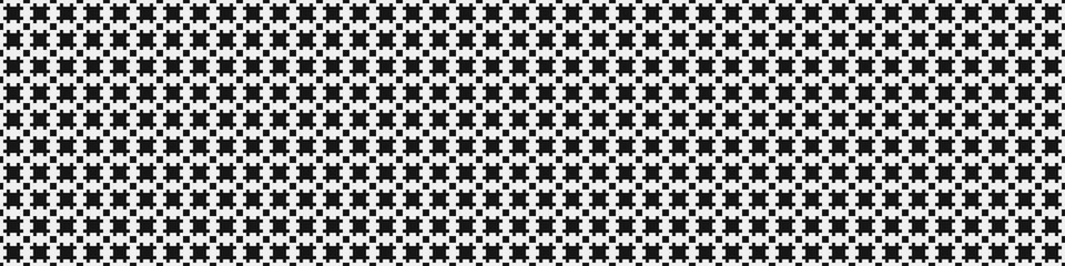 Fototapeta premium Abstract Cross Pattern Dots Logo generative computational art illustration