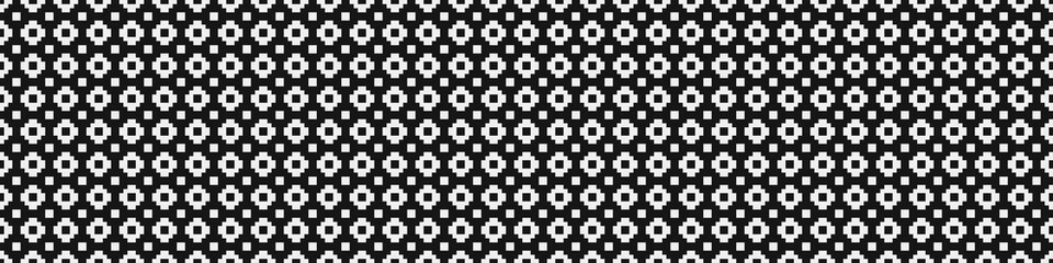 Fototapeta premium Abstract Cross Pattern Dots Logo generative computational art illustration