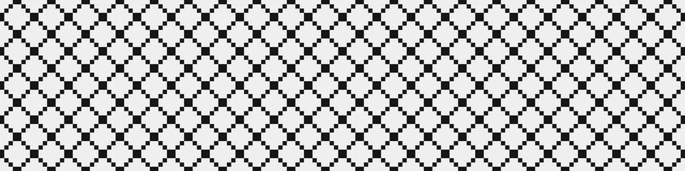 Fototapeta premium Abstract Cross Pattern Dots Logo generative computational art illustration