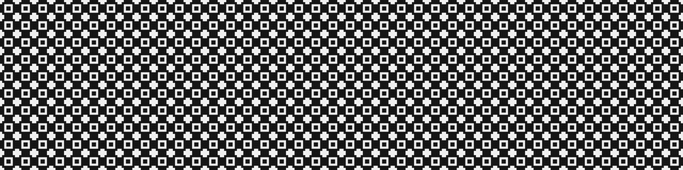 Fototapeta premium Abstract Cross Pattern Dots Logo generative computational art illustration