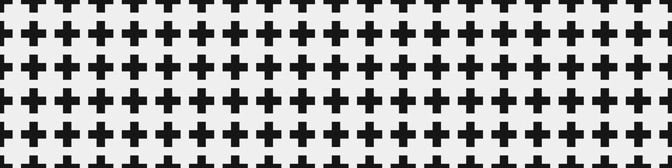 Obraz premium Abstract Cross Pattern Dots Logo generative computational art illustration