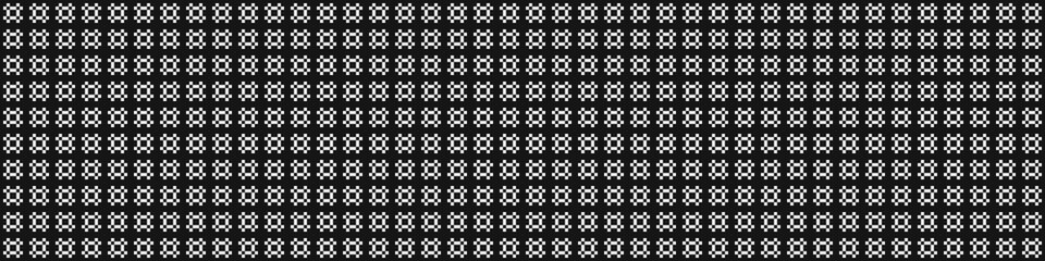 Fototapeta premium Abstract Cross Pattern Dots Logo generative computational art illustration