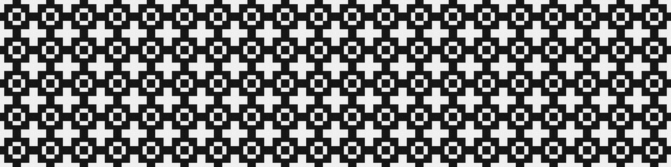 Fototapeta premium Abstract Cross Pattern Dots Logo generative computational art illustration