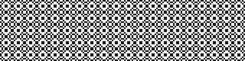 Fototapeta premium Abstract Cross Pattern Dots Logo generative computational art illustration