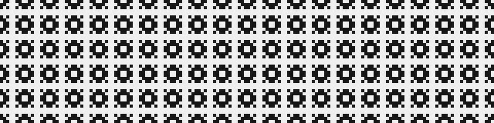 Abstract Cross Pattern Dots Logo generative computational art illustration