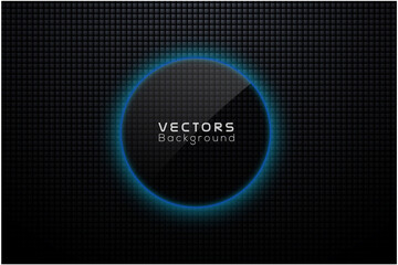 business background business background Abstract business background.Vector design. Circle blue abstract technology innovation concept vector background