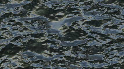 Metal background. Ripples. Tinfoil texture. Abstract metal. 3d illustration