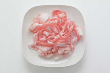 しゃぶしゃぶ用の豚肉