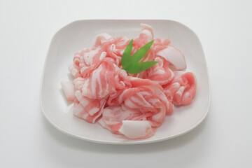 しゃぶしゃぶ用の豚肉