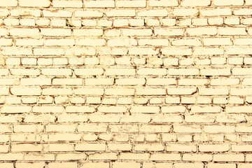 Brick bronze wallpaper, texture. Background for creative design. uneven