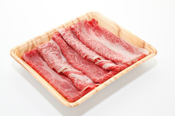 すき焼き用の牛肉肩ロース