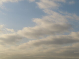 blue sky with clouds