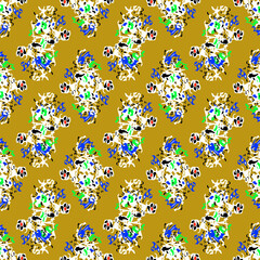 seamless pattern with flowers