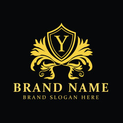 New Elegant Luxury leaves Logo Design 2020