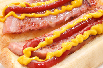 ハム乗せトースト