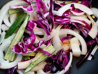 野菜炒めv