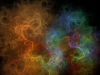 Imaginatory fractal background Image