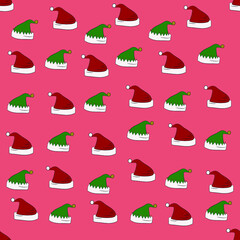 patron de gorros navideños