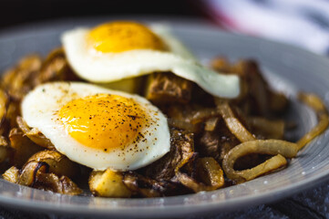 eggs and potato breakfast