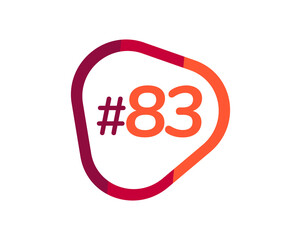 Number 83 image design, 83 logos
