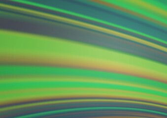 Light Green vector blur pattern.