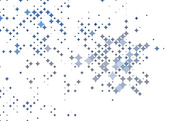 Light BLUE vector layout with bright stars.