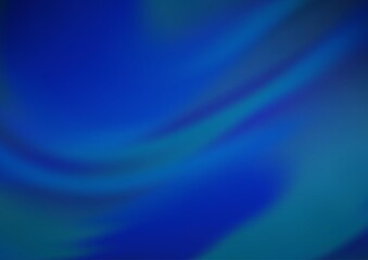 Dark BLUE vector blurred bright background.