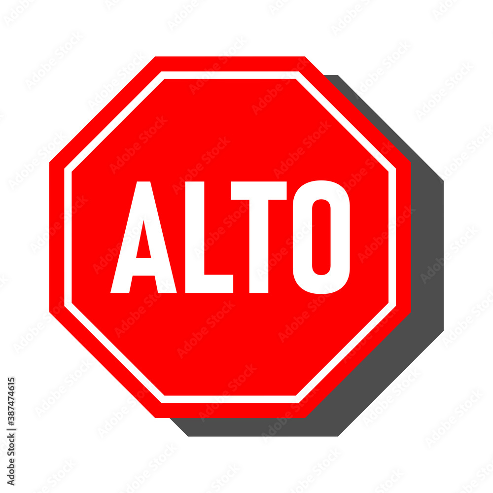 Aufkleber alto (