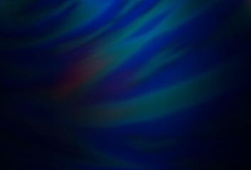 Dark BLUE vector abstract blurred background.
