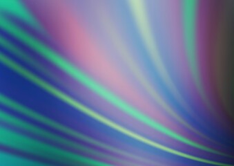 Light BLUE vector blurred bright template.