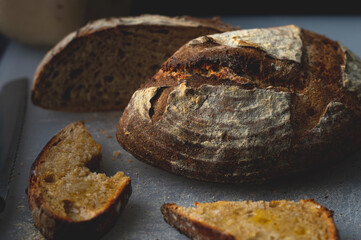 Fresh loaf of Sourdough