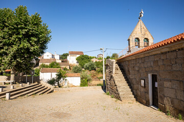 Fototapeta na wymiar Antique church at Valbom village, municipality of Pinhel, Guarda district, Beira Alta, Portugal