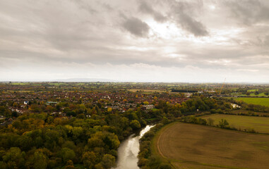 River Severn Drone shot