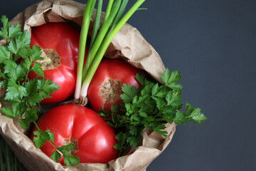 fresh organic vegetables