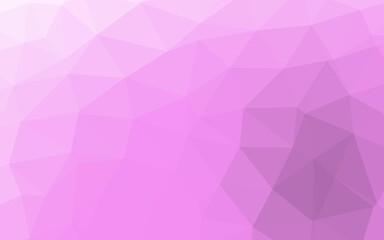Light Pink vector abstract mosaic pattern.