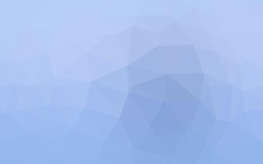 Light BLUE vector triangle mosaic cover.