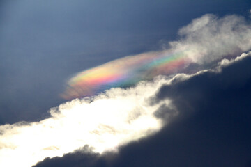 Fototapeta na wymiar 雲と虹
